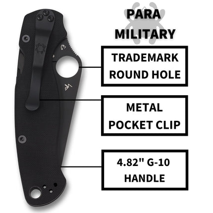 Spyderco Para Military 2 Folding Knife by Spyderco