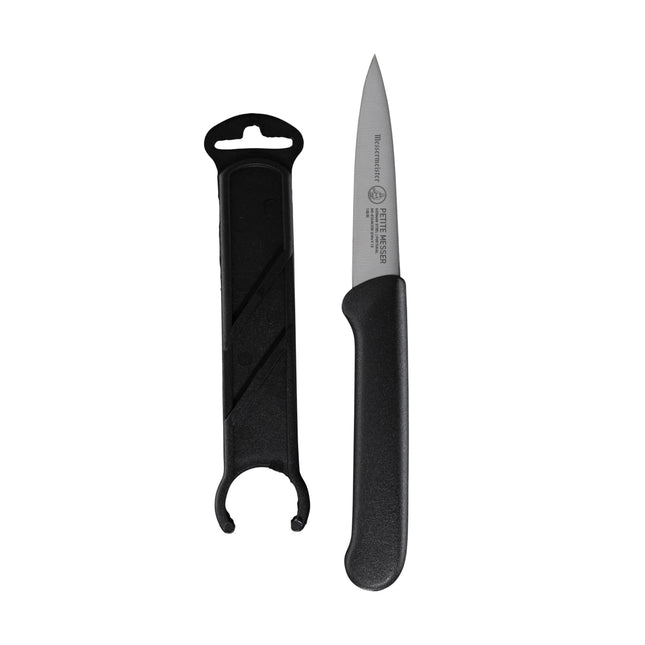 Messermeister Petite Messer 3” Spear Point Parer with Matching Sheath by Messermeister