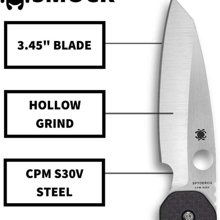 Spyderco Smock Folding Knife by Spyderco