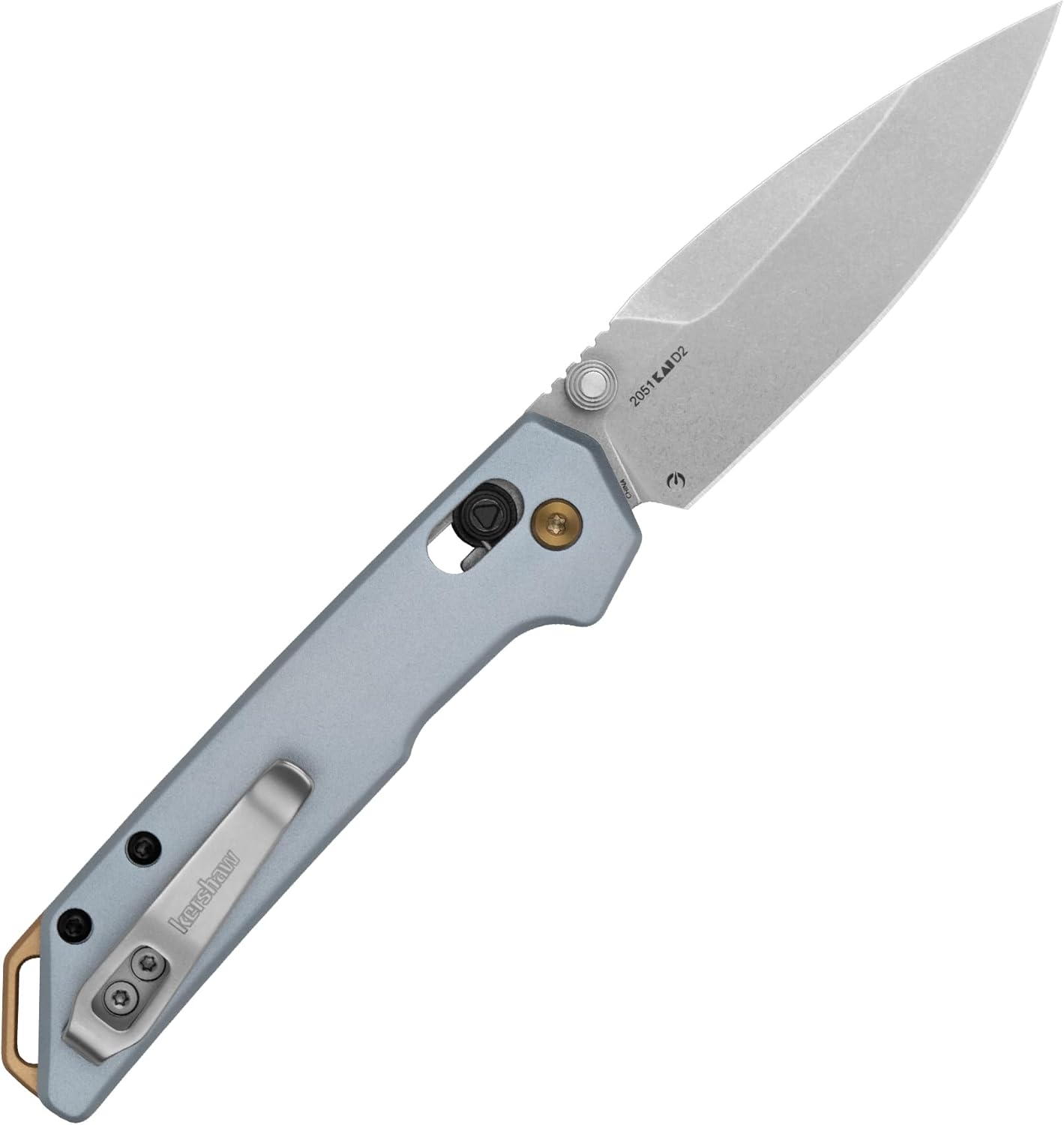 Kershaw Mini Iridium Knife | Lightweight EDC with D2 Blade