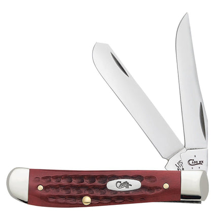 Case® | Pocket Worn® Corn Cob Jig Old Red Bone Mini Trapper Knife