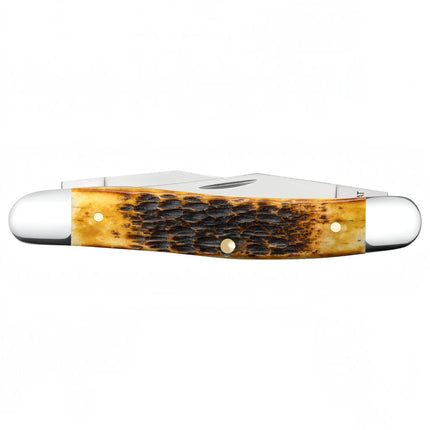 Case XX Muskrat Pocket Knife (Burnt Amber Rogers Jigged Bone, CA51395) by Case®