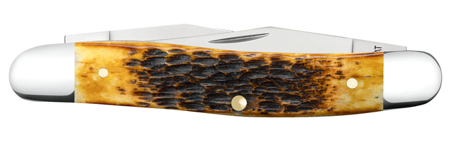 Case XX Muskrat Pocket Knife (Burnt Amber Rogers Jigged Bone, CA51395) by Case®