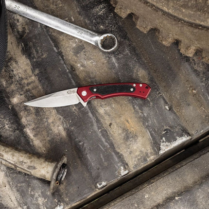 Case Marilla Red Anodized Aluminum G-10 Folding Knife by Case®