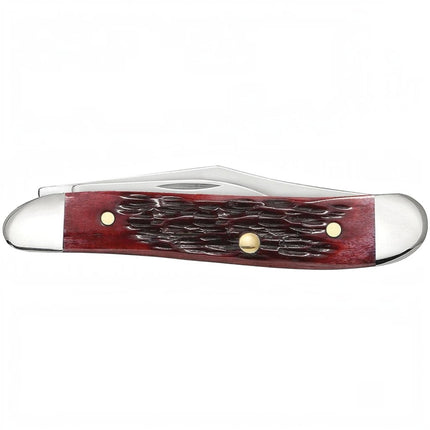 Case® | My First Case Peach Seed Jig Old Red Bone Peanut Knife by caseknives