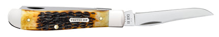 Case® | Rogers Jig Burnt Amber Bone CS Mini Trapper by caseknives