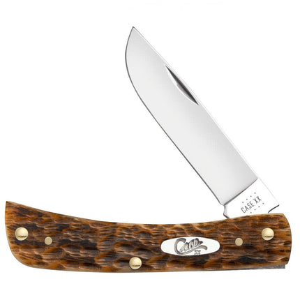 Case XX Burnt Amber Bone Rogers Jigged Bone Sod Buster Jr Folding Knife CA51394 by Case®