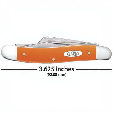 Case® | Smooth Orange Synthetic Medium Stockman Knife by caseknives