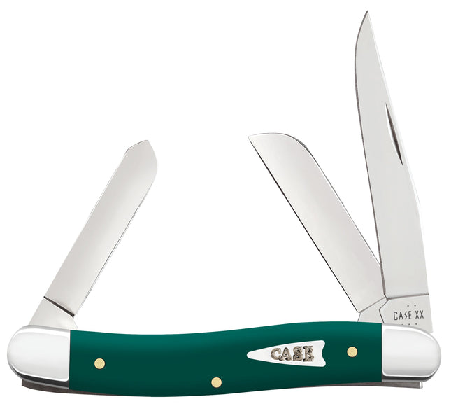 Case CA64535 - Smooth Spruce Green Synthetic Medium Stockman