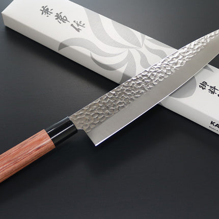 Kanetsune KC958 Gyuto High Carbon 240mm Japanese Chef Knife With DSR1K6 Blade And Wood Handle by Kanetsune