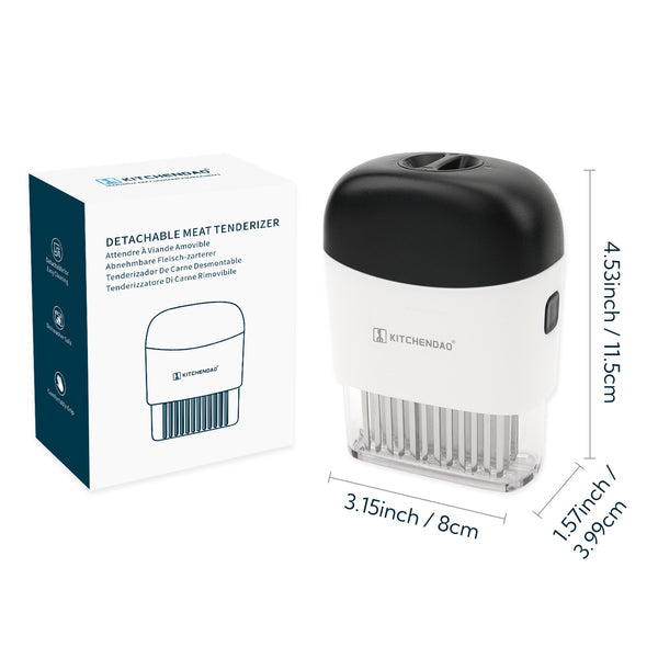 KITCHENDAO Detachable Meat Tenderizer Needle Tool with Safety Lock