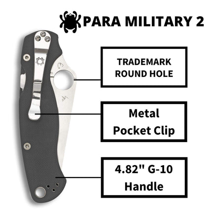 Spyderco Para Military 2 Folding Knife by Spyderco