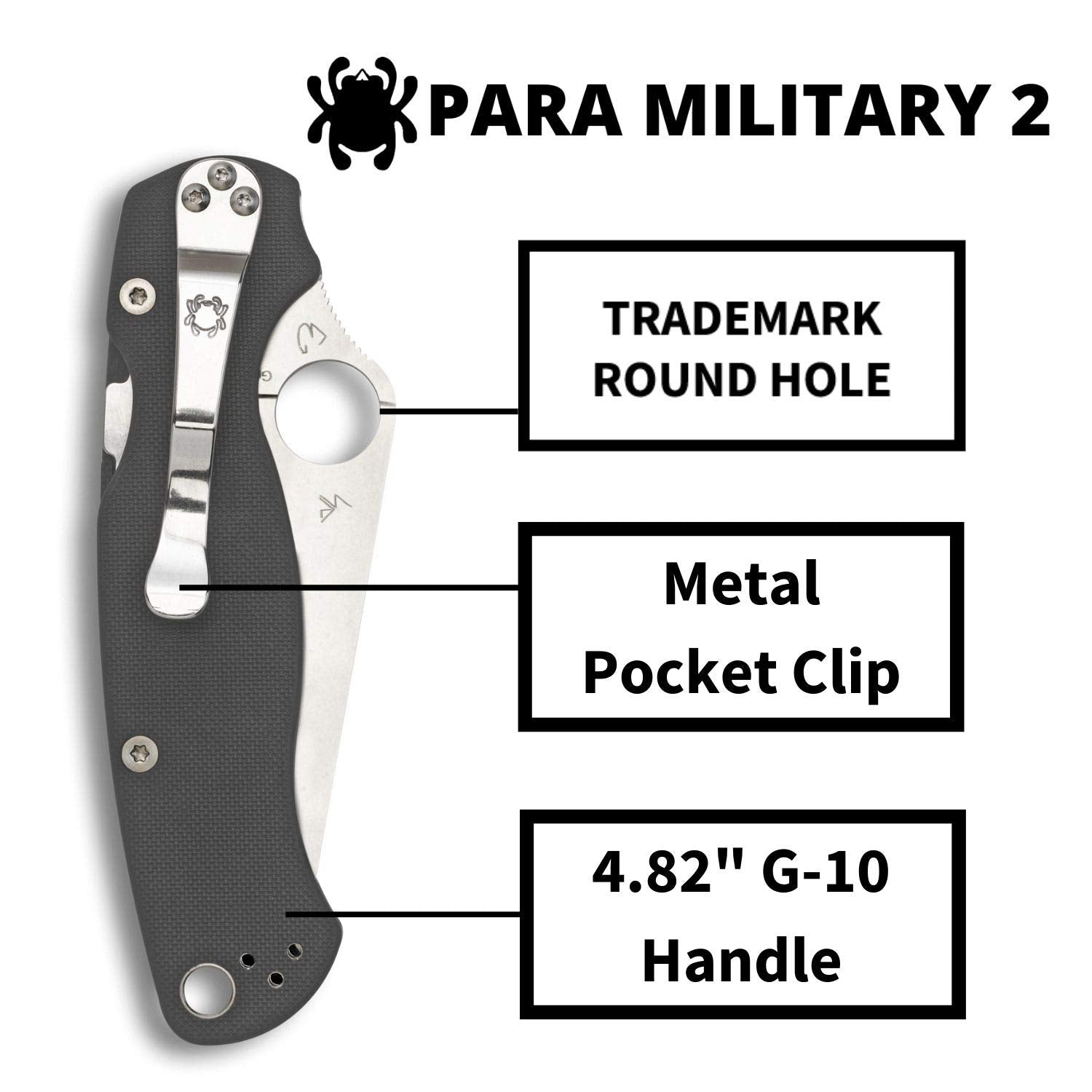 Spyderco Para Military 2 Knife | Iconic & High-Performance