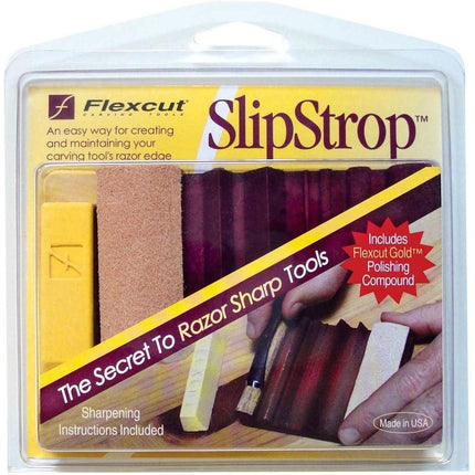 Flexcut SlipStrop - Leather Honing Strop for Woodcarving & Carving Tools