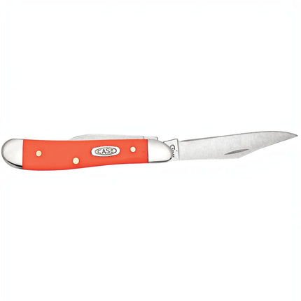 Case® Smooth Orange Synthetic Peanut Pocket Knife