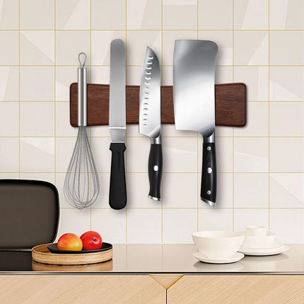 Magnetic Knife Strips, Magnetic Knife Holder for Wall 16 Inch, Acacia Wood by Razor Sharp AZ
