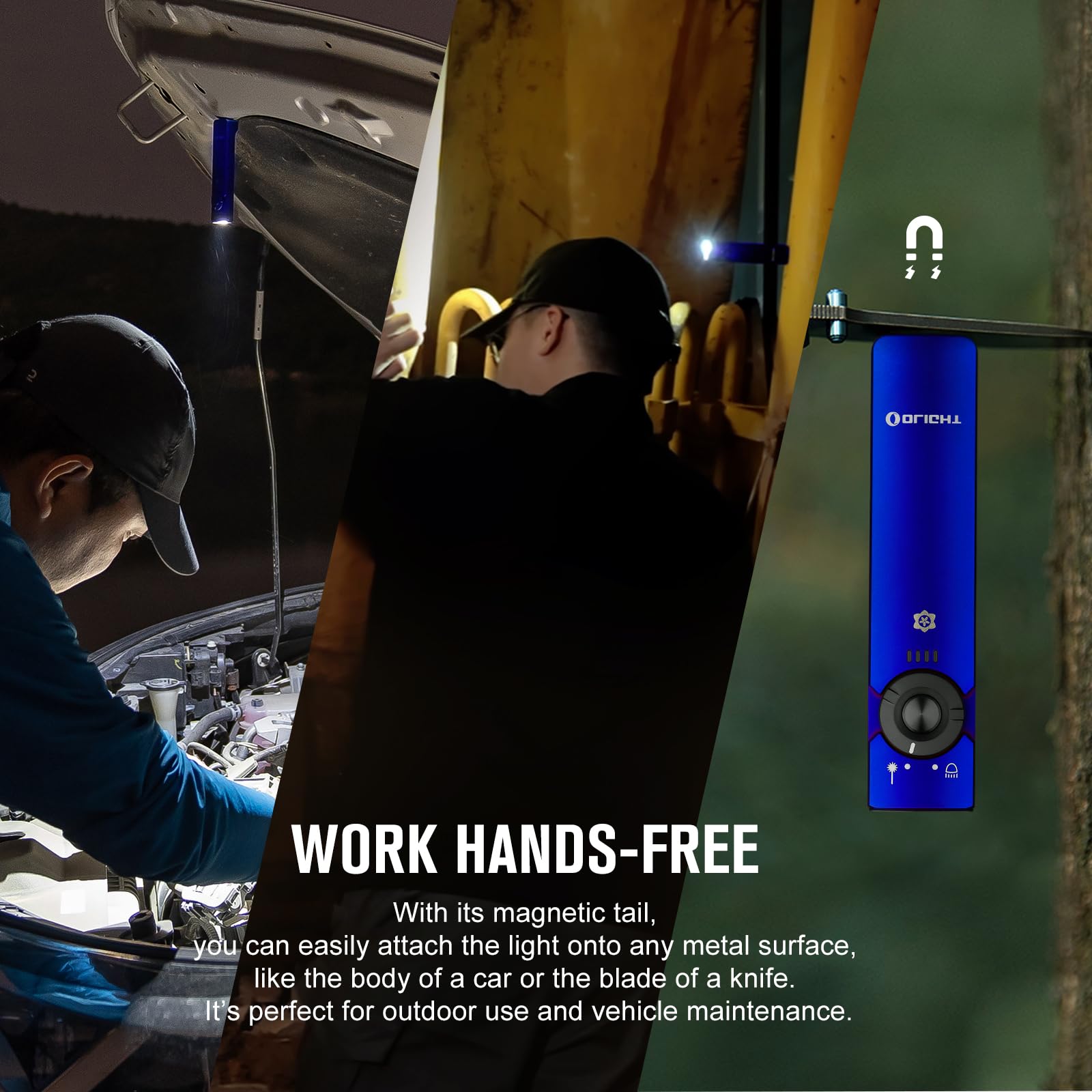 OLIGHT Arkfeld Flat Flashlight 1000 EDC-Taschenlampe mit Doppellichtquelle 