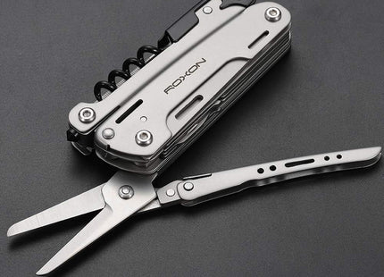 ROXON S801S STORM 19 in 1 multitool pliers EDC for Camping, Outdoor with Lockable Saw Blade with Nylon Case (S801S) by Roxon