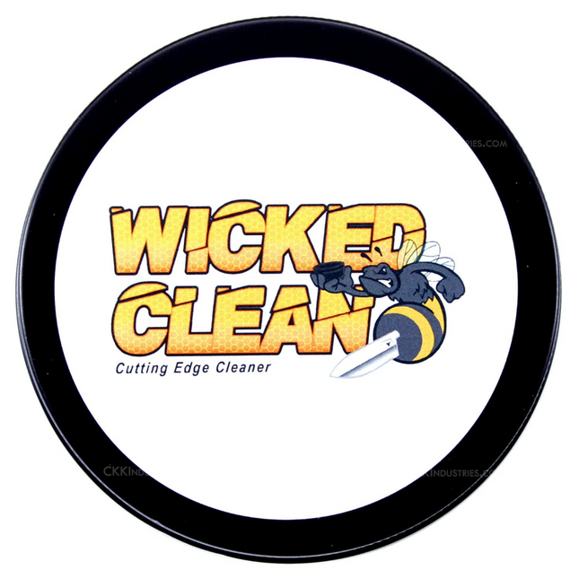 WICKED CLEAN - (2.0 oz.) - Cutting Edge Knife Cleaner - (USA Made) – Cleans & Protects by Wicked