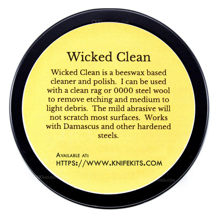 WICKED CLEAN - (2.0 oz.) - Cutting Edge Knife Cleaner - (USA Made) – Cleans & Protects by Wicked