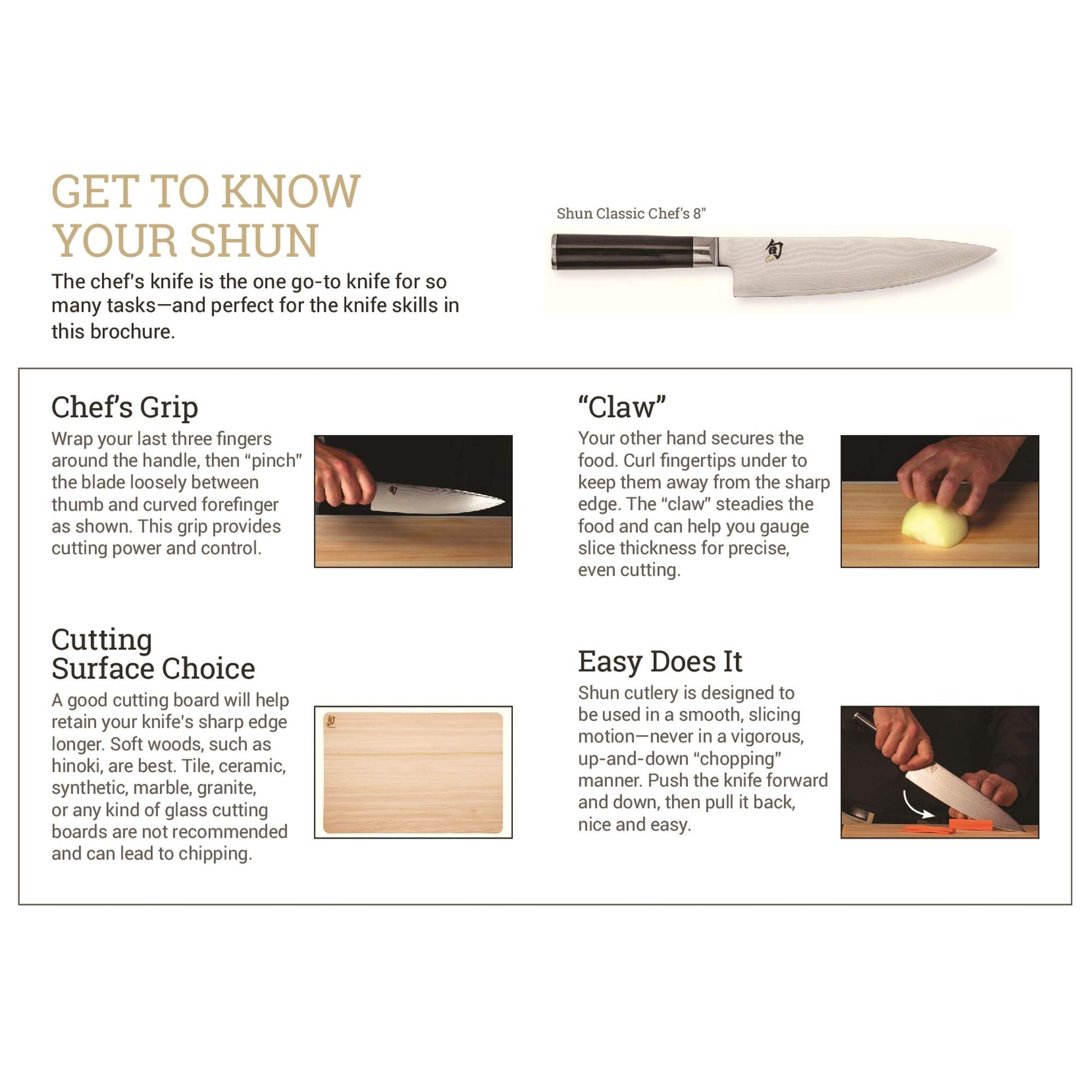 Shun Classic 5-Piece Slimline Block Set | Chef's, Paring & Utility Knives