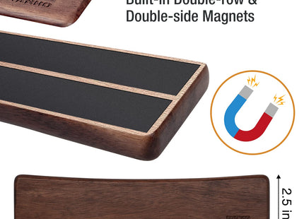 Magnetic Knife Strips, Magnetic Knife Holder for Wall 16 Inch, Acacia Wood