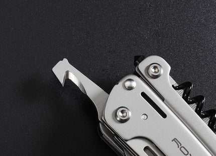 ROXON S801S STORM 19 in 1 multitool pliers EDC for Camping, Outdoor with Lockable Saw Blade with Nylon Case (S801S) by Roxon