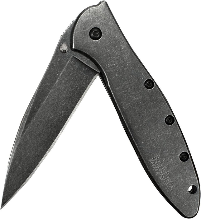 Kershaw Leek, BlackWash Pocket Knife by Kershaw