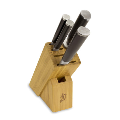 Shun Classic 5-Piece Slimline Block Set | Chef's, Paring & Utility Knives