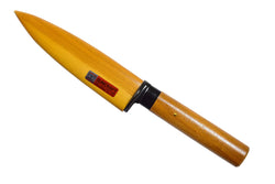 Seki Japan Small Fruit Knife Angular Edge Wooden Handle