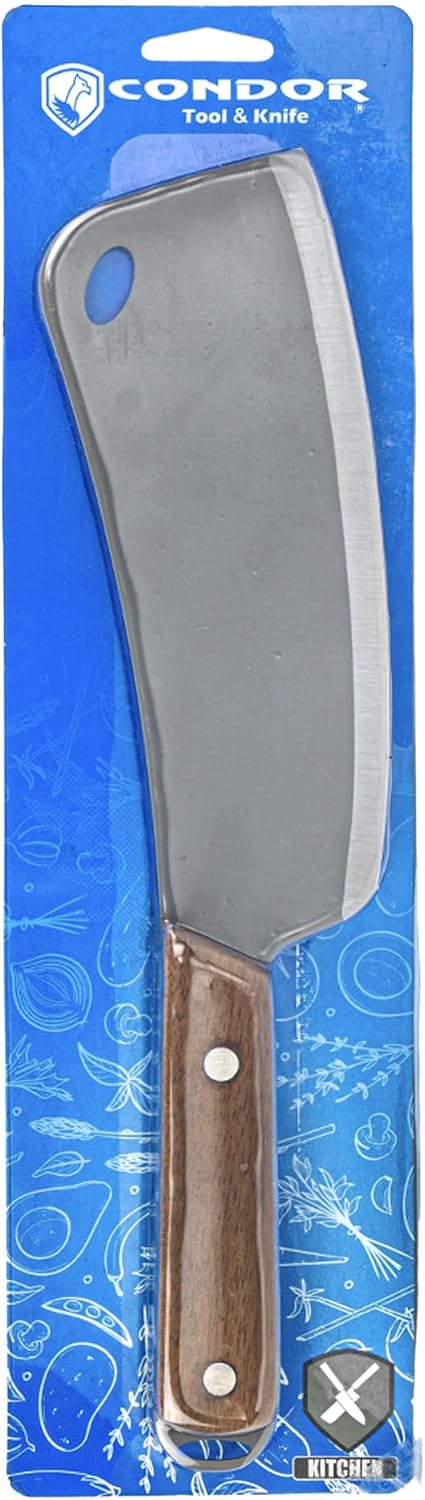 Condor - Cleaver Blasted Satin Finish - 1075 High Carbon Steel by Razor Sharp AZ