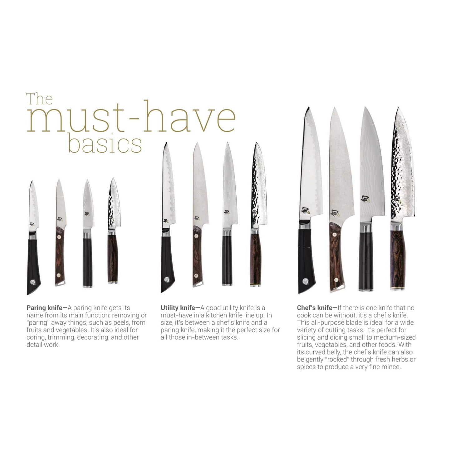 Shun Kanso 4 Piece Steak Knife Set