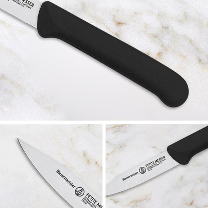 Messermeister Petite Messer 3” Spear Point Parer with Matching Sheath by Messermeister