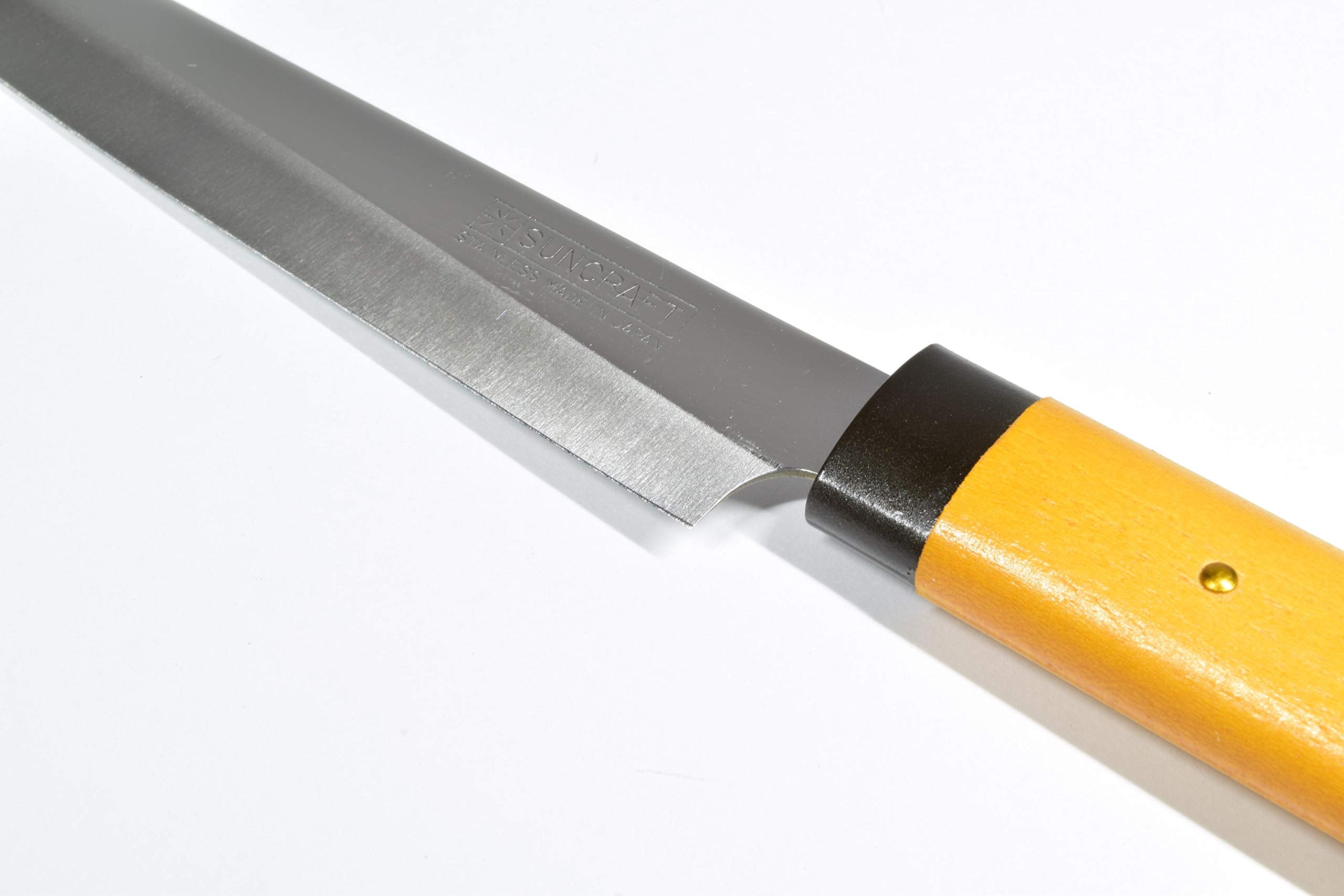 Seki Japan Small Fruit Knife Angular Edge Wooden Handle