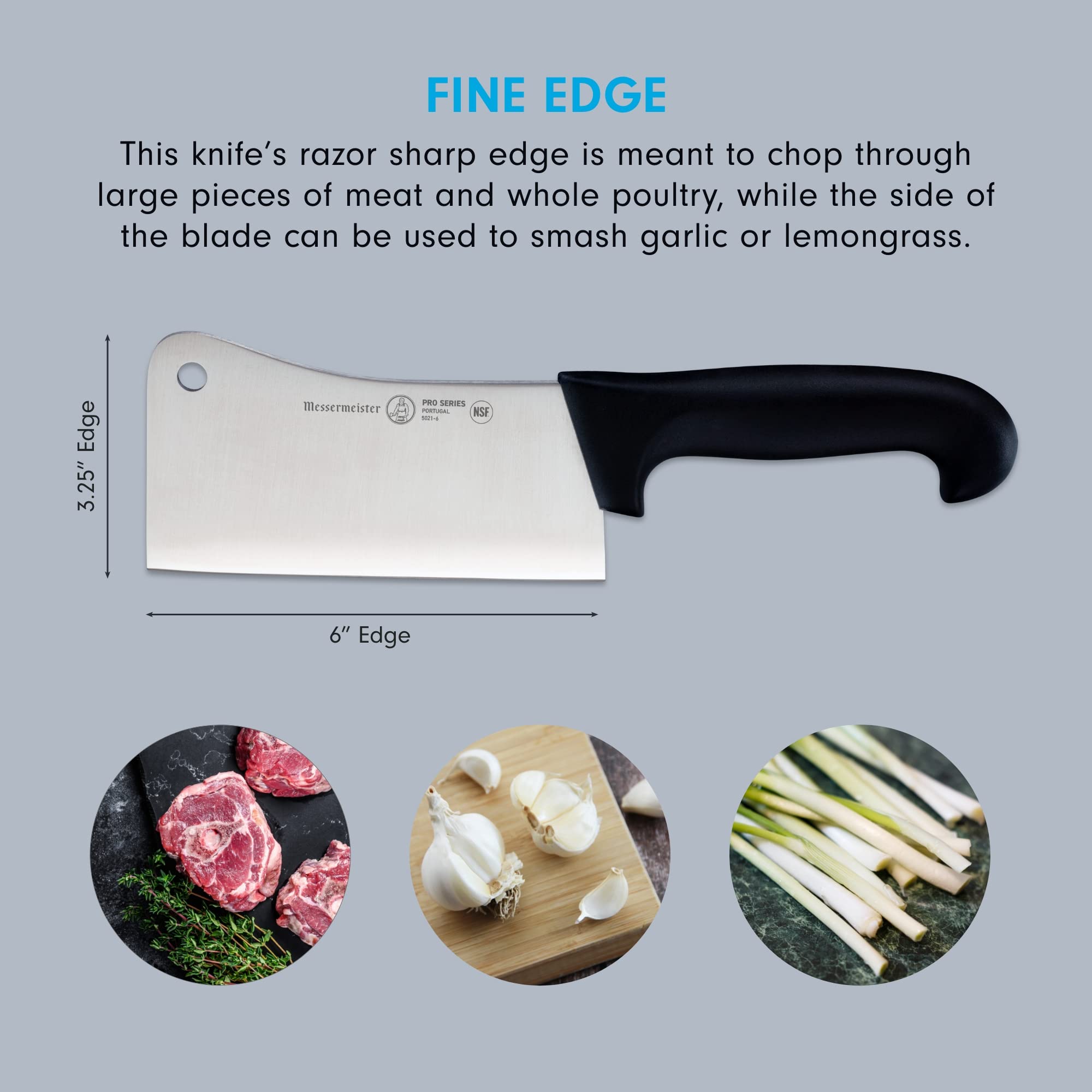 Messermeister Pro-Series, 6-Inch Bone Cleaver