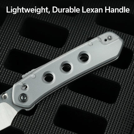 CIVIVI Vision FG Pocket Knife for EDC, Superlock Folding Knife with 3.54" Reverse Tanto by Civivi