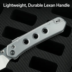 CIVIVI Vision FG Pocket Knife for EDC, Superlock Folding Knife with 3.54" Reverse Tanto