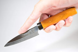 Seki Japan Small Fruit Knife Angular Edge Wooden Handle