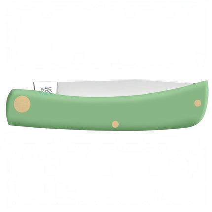 Case XX Mint Green Smooth Synthetic Sod Buster Jr Folding Knife CA63834 by Case®