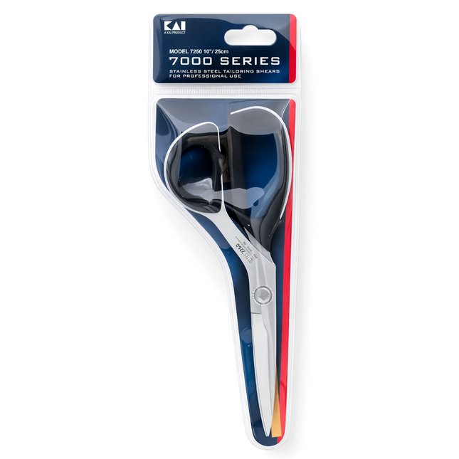 Razor Sharp AZ Kai 7250 10-inch professional tailoring shears in original retail packaging