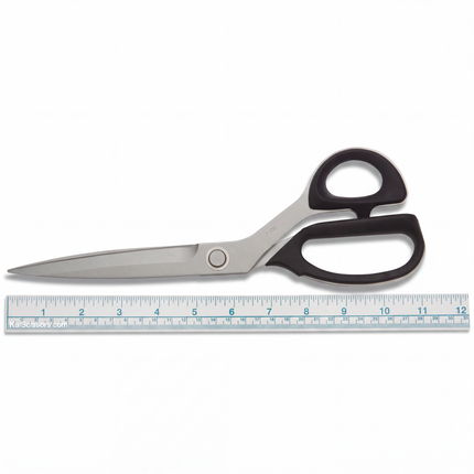 Razor Sharp AZ KAI 7280 11-inch professional sewing shears with high-carbon stainless steel blades and black handles.