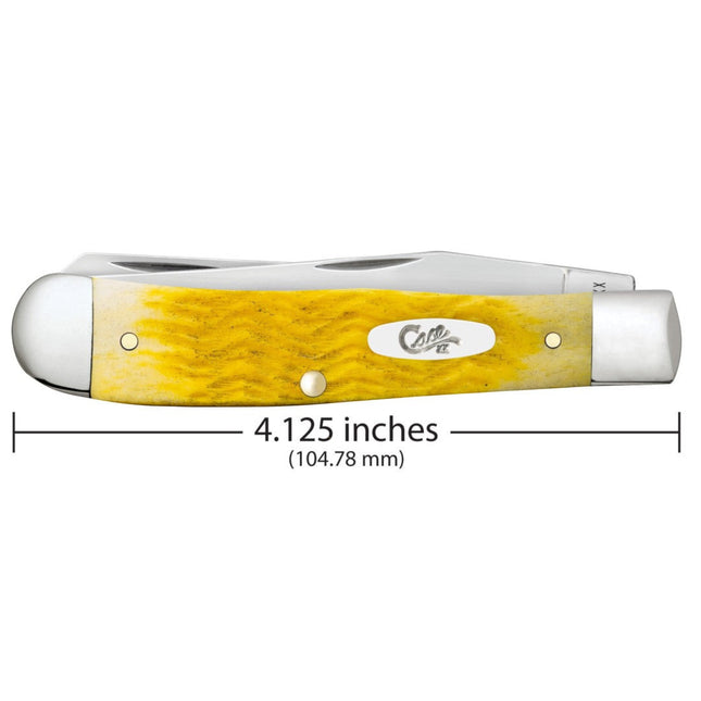 Case Platts Jig Yellow Bone Trapper Pocket Knife by Case®