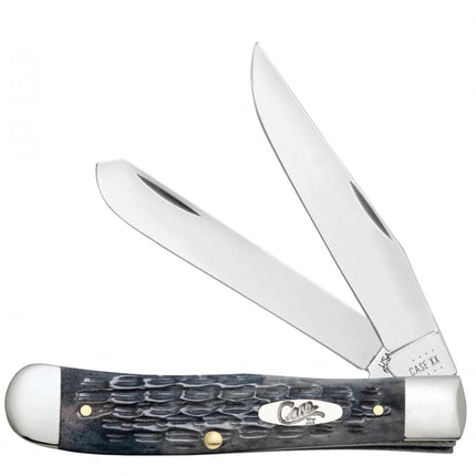 Case® | Pocket Worn® Crandall Jig Gray Bone Trapper Knife by caseknives