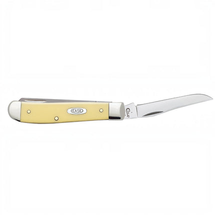 Case® | Yellow Synthetic Carbon Steel Mini Trapper Knife by caseknives