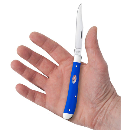 Case® | Royal Blue Synthetic Smooth Slimline Trapper by caseknives