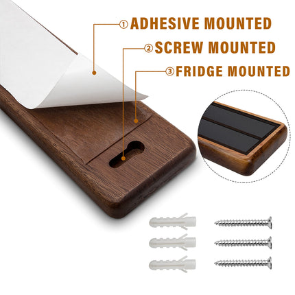 Magnetic Knife Strips, Magnetic Knife Holder for Wall 16 Inch, Acacia Wood by Razor Sharp AZ