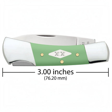 Case Smooth Mint Green Synthetic Lockback Pocket Knife