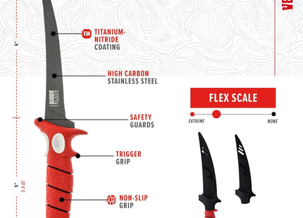 Bubba 9 Inch Tapered Flex Fillet Knife by Bubba