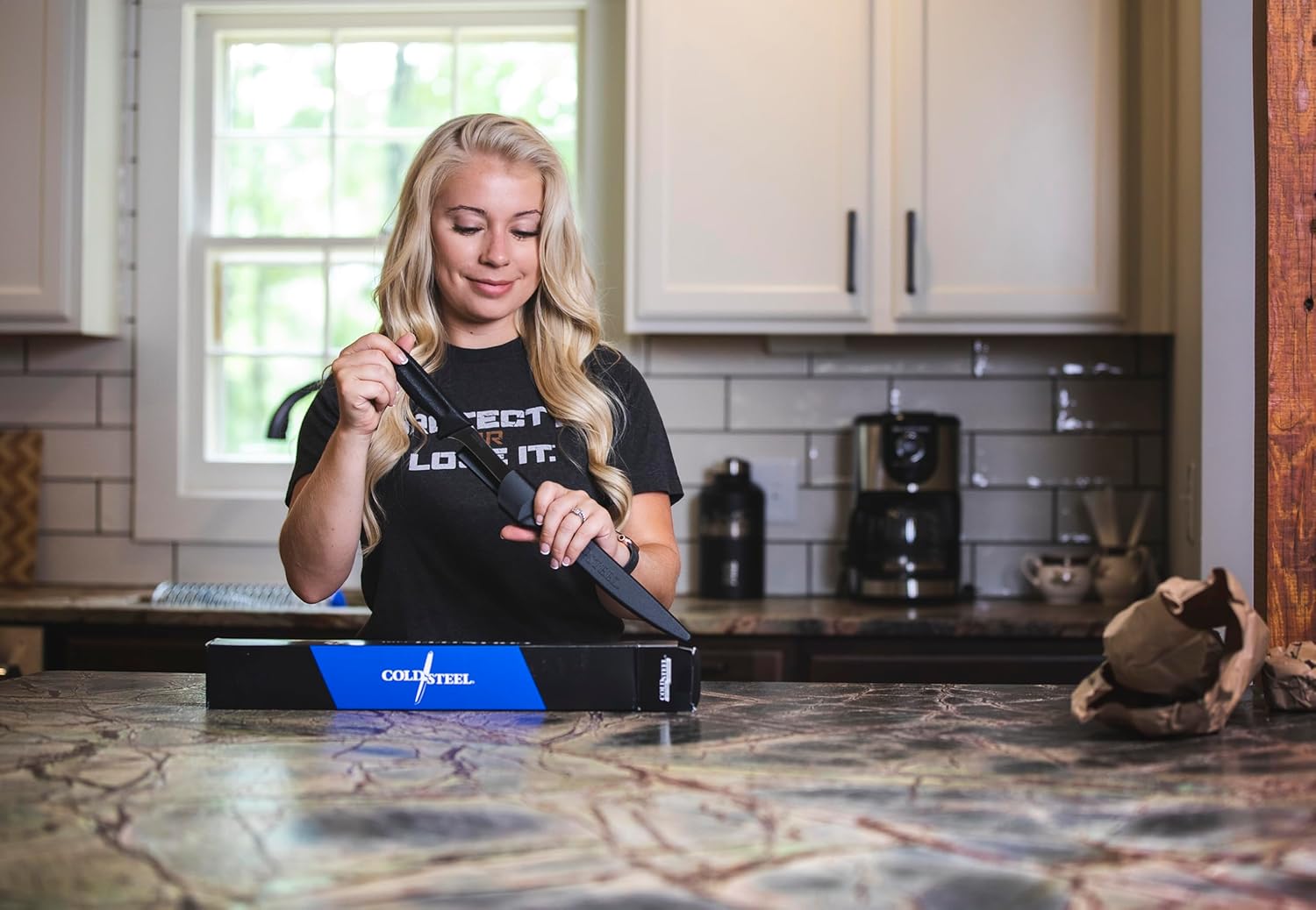 Cold Steel 8" Filet Knife | Durable German 4116 Stainless Steel Fixed Blade Knife with Ergonomic Kray-Ex Handle | Precision Filleting & Slicing for Professional Use | Commercial Series