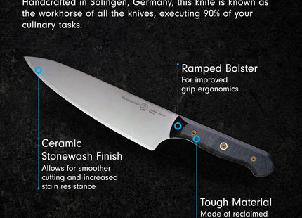 Messermeister Custom 8” - Made in Solingen, Germany by Messermeister